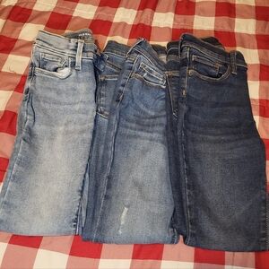 Set of 3 Girls Old Navy High Rise Jeggings Size 10